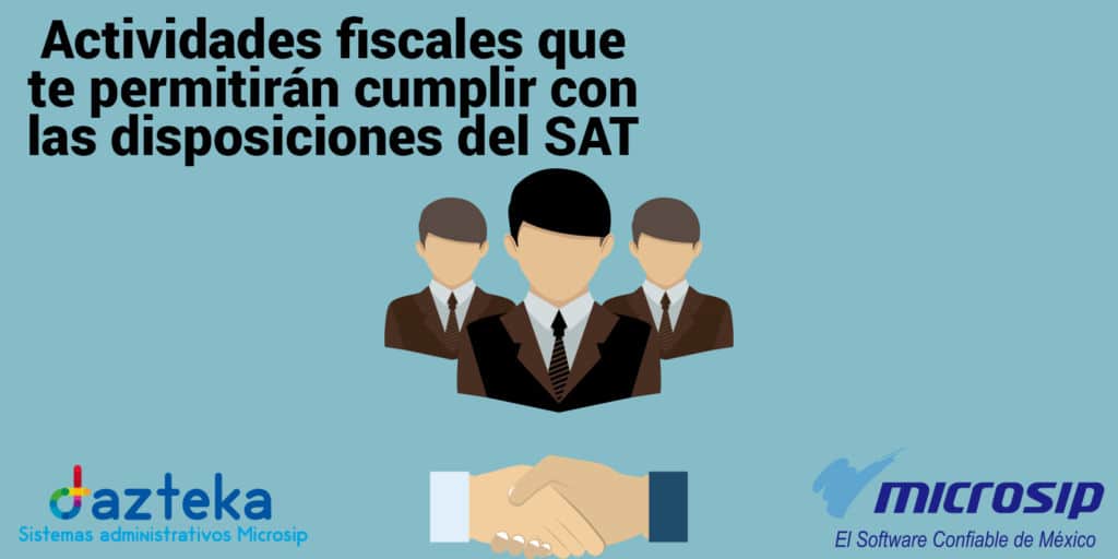 actividades fiscales SAT