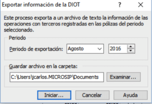 DIOT MICROSIP 6