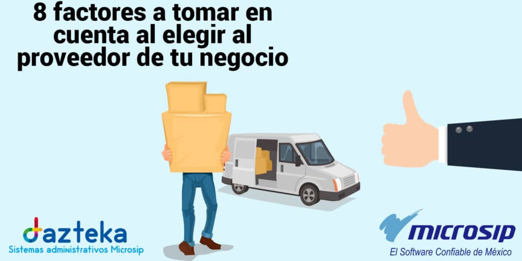 factores al elegir un proveedor